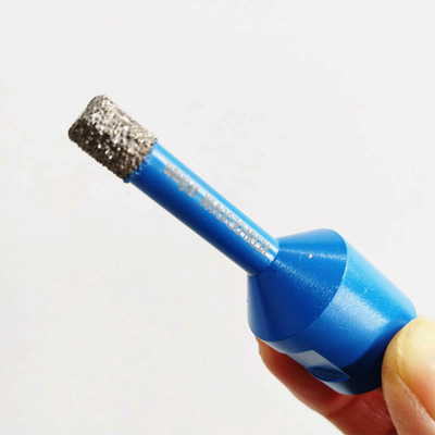 Wiertła diamentowe lutowane próżniowo M14 8 mm do płytek z plastikowym rękawem