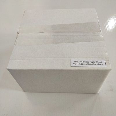 Wysokiej wydajności 140 mm elektroliterowane koła szlifowe z diamentowym profilem