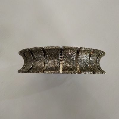Wysokiej wydajności 140 mm elektroliterowane koła szlifowe z diamentowym profilem