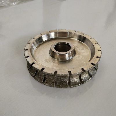 Wysokiej wydajności 140 mm elektroliterowane koła szlifowe z diamentowym profilem