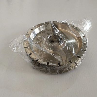 Wysokiej wydajności 140 mm elektroliterowane koła szlifowe z diamentowym profilem