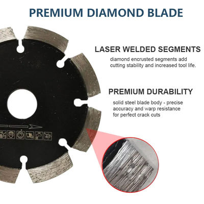 4-1/2" Tuck Point Crack Chaser Grout Repair Diamond Saw Blade do zielonego betonu, murarstwa, cegły, cięcia kamienia