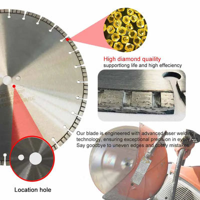 350mm 14-calowe spawane laserowo brzeszczoty do piły tarczowej