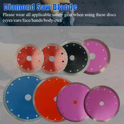 Wysokowydajne piły diamentowe 110-230 mm Spiekane turbo prasowane na gorąco