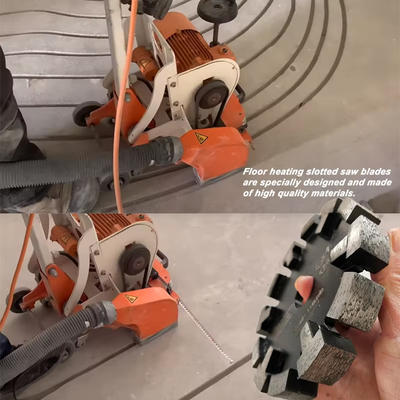 160 mm ostrze tnące do cięcia betonu, twardego betonu, miękkiego betonu z zębami ochronnymi