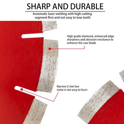 Precyzyjne diamentowe piły diamentowe do betonowania rowków 180 mm