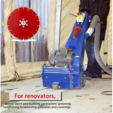 Precyzyjne diamentowe piły diamentowe do betonowania rowków 180 mm