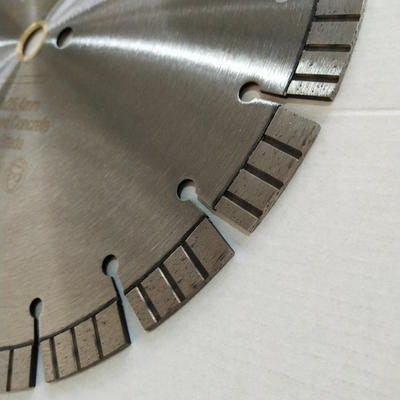350 mm spawane laserowo diamentowe brzeszczot segmentowy do cięcia zbrojonego betonu