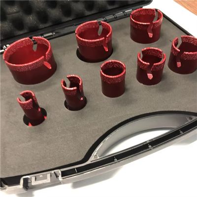 Aluminiowe pudełko 72 mm diamentowe wiertła rdzeniowe M14