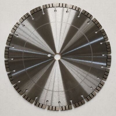 350 mm diamentowe ostrze Turbo z dobrą ostrością do cięcia betonu zbrojonego