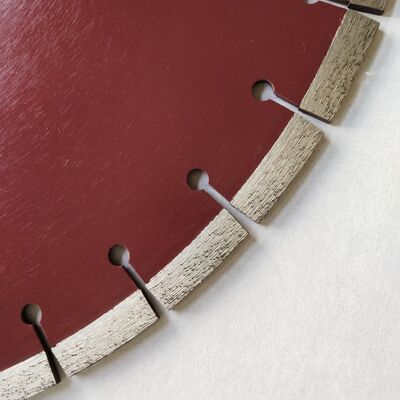 Ostrza diamentowe diamentowe laserowe 550mm do suchej lub mokrej betonowej posadzki