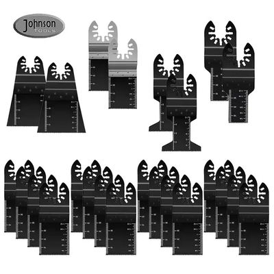 24PCS Uniwersalne metalowe drewno oscylujące wielo narzędzie szybkiego uwalniania wielo narzędzia piły
