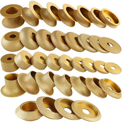 Próżniowo spielanie marmuru granitu, kamienia kwarcowego, płytki ceramiczne, diamenty, profil szlifowy, koło do szlifowania kątowego
