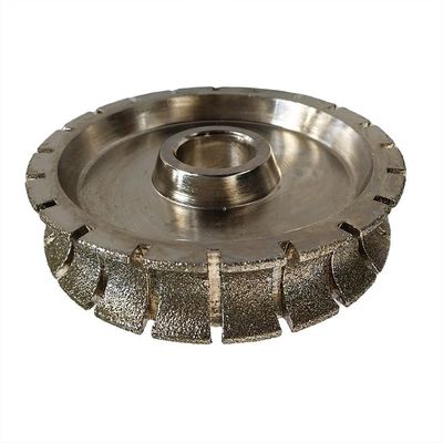 Wysokiej wydajności 140 mm elektroliterowane koła szlifowe z diamentowym profilem