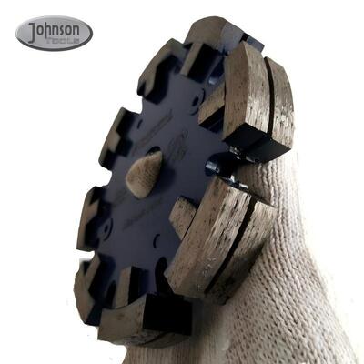 125mm Hot Tłoczone Tuck Point Diamond Blades Three Layers Type Wet Use / Dry Use