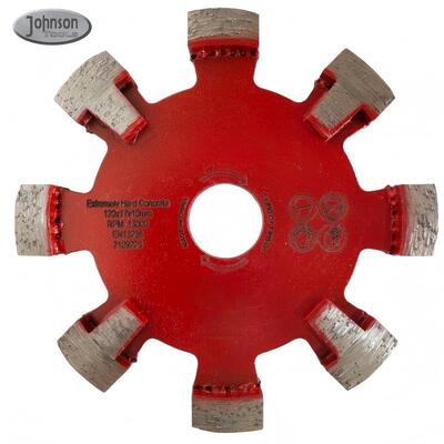 Lekka tarcza diamentowa, ostrze 120mm Tuck Point z ochronnym uzębieniem do ogrzewania podłogowego