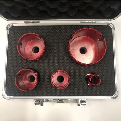 Aluminiowe pudełko 72 mm diamentowe wiertła rdzeniowe M14