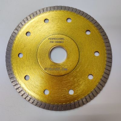 125mm Super cienkie spiekane Turbo Circular Dry Tile Saw Blade Quick Release