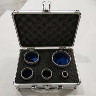 Precyzyjne wiertło diamentowe 68 mm do granitu w kolorze niebieskim