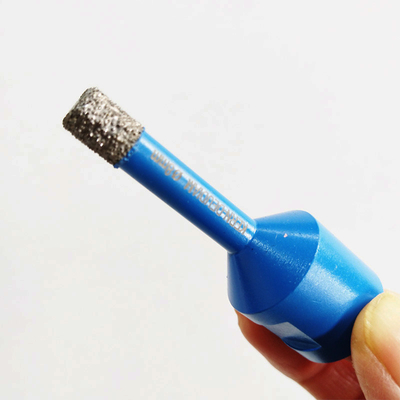 Wiertła diamentowe lutowane próżniowo M14 8 mm do płytek z plastikowym rękawem