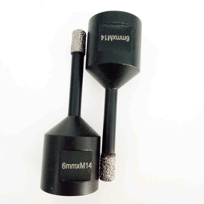Wiertła diamentowe lutowane próżniowo do płytek ceramicznych 6 mm M14 Shank